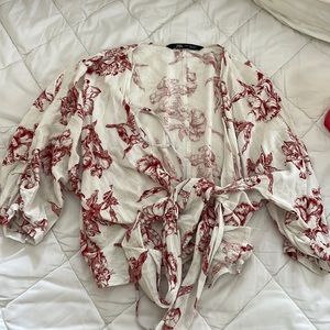 Zara XS fun blouse